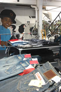 Edwins jeans, outlet store London UK