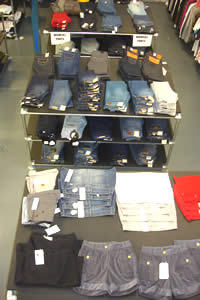 Women's Carhartt jeans outlet, East London, UK